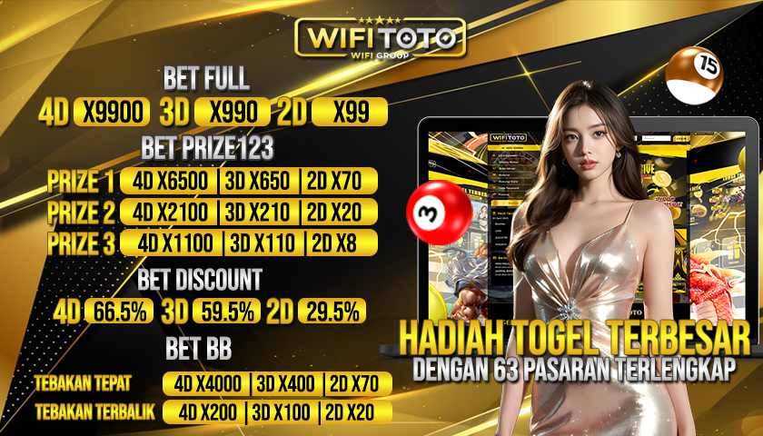 TOGEL TERBESAR DAN TERTINGGI WIFITOTO